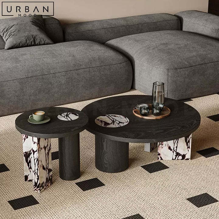 LIZBETH Modern Sintered Stone Coffee Table