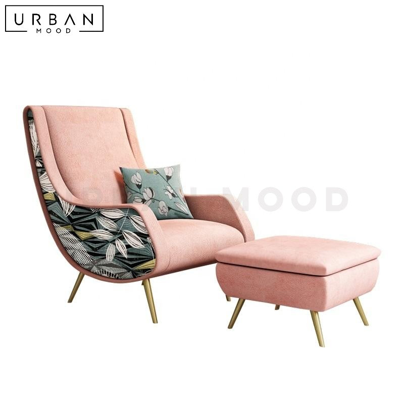 LOCKHAR Modern Velvet Lounge Chair