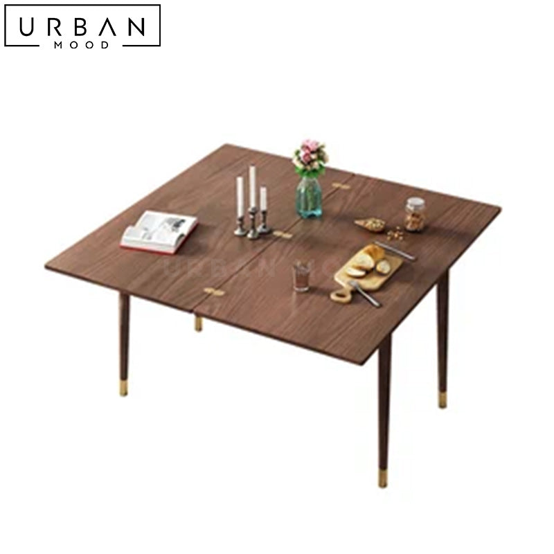 LOIC Solid Wood Extendable Dining Table