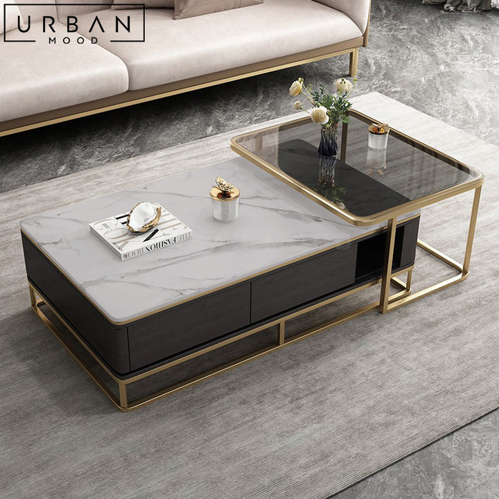 LOMBA Modern Sintered Stone Coffee Table