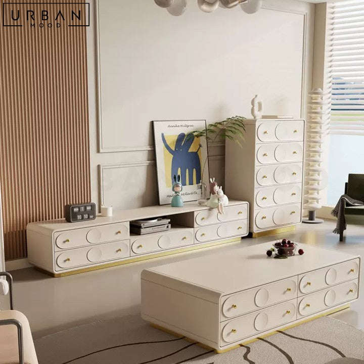 LOPEZ Modern TV Console and Coffee Table