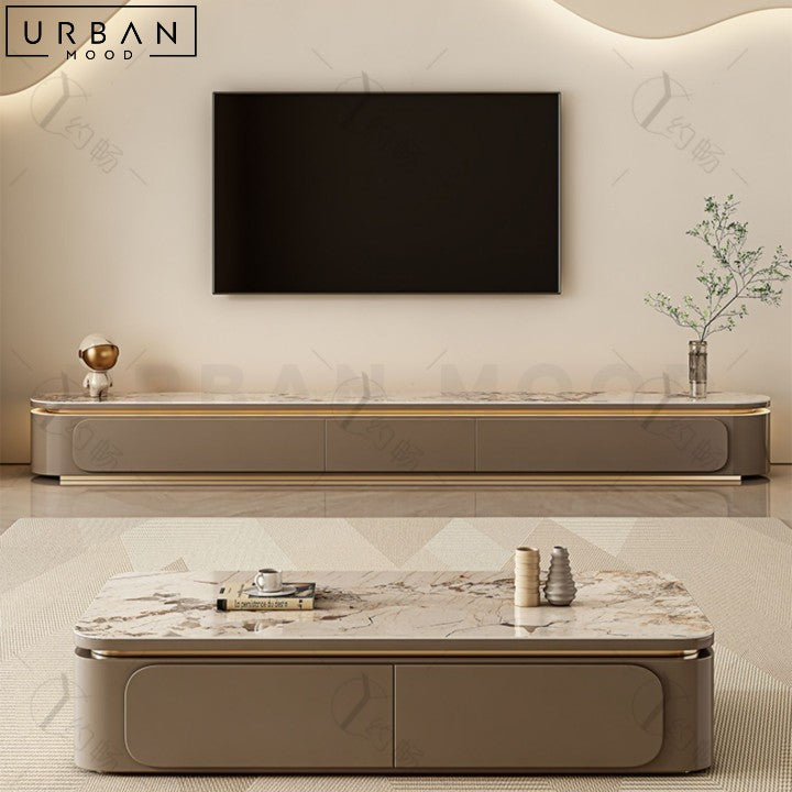 LORAL Modern Sintered Stone TV Console