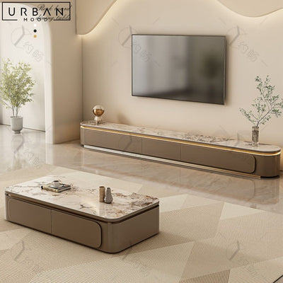 LORAL Modern Sintered Stone TV Console