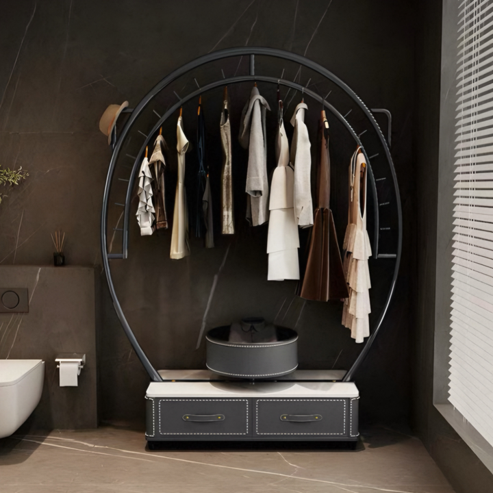 LORCET Modern Open Concept Wardrobe - Urban Mood Singapore