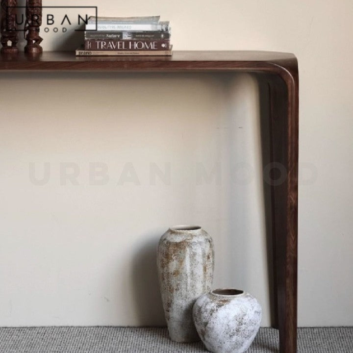 LORETO Modern Solid Wood Console Table