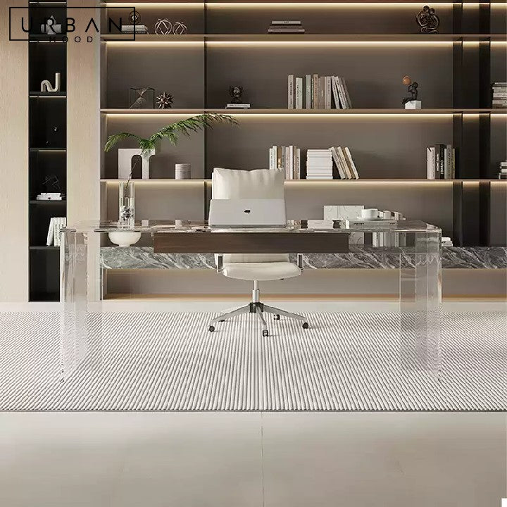 LOUANE Modern Acrylic Study Table