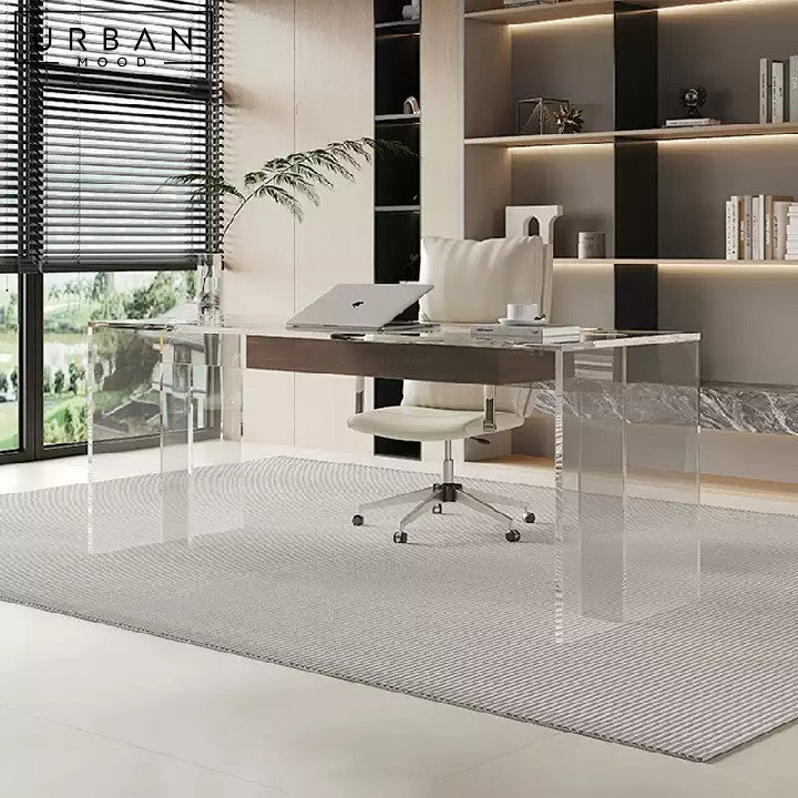 LOUANE Modern Acrylic Study Table