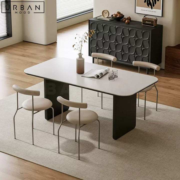 LOUISY Modern Sintered Stone Dining Table