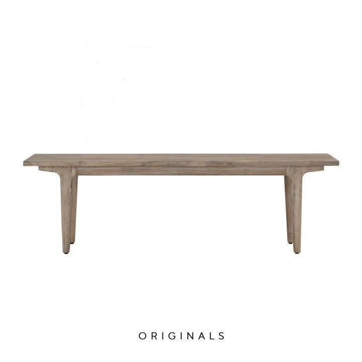 LOVAS Farmhouse Solid Wood Bench