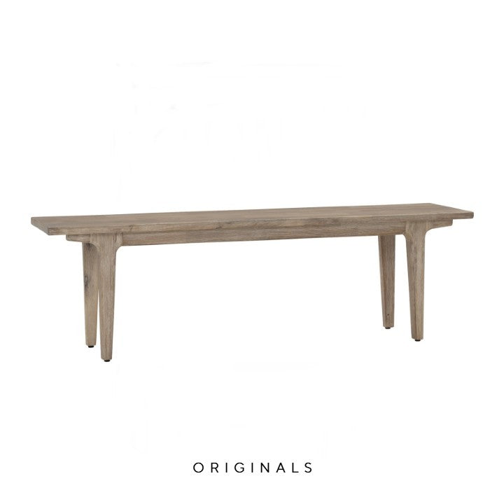 LOVAS Farmhouse Solid Wood Bench