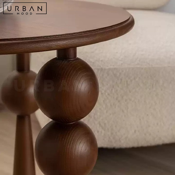 LOZANO Mid Century Solid Wood Side Table
