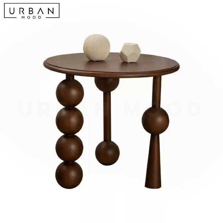 LOZANO Mid Century Solid Wood Side Table