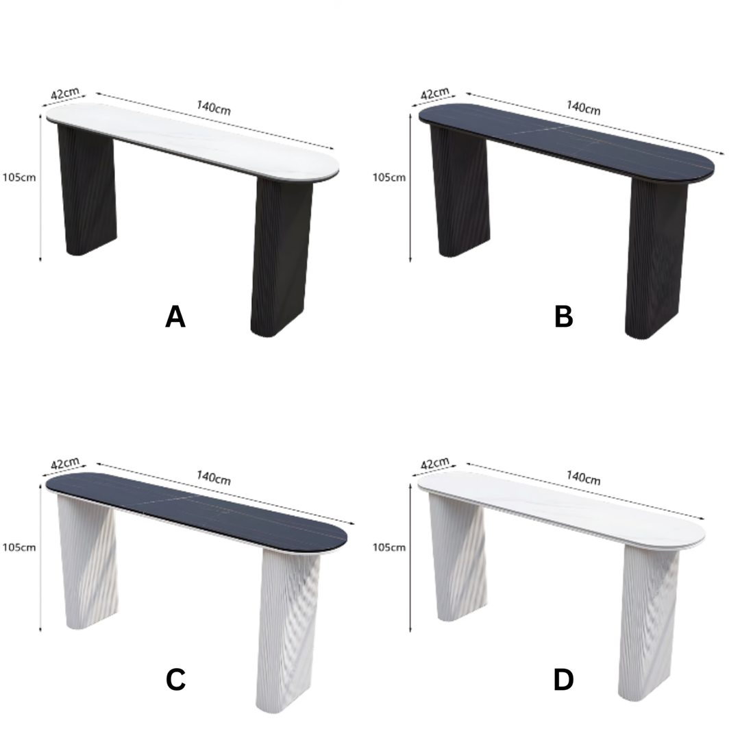 LUCARO Modern Outdoor Sintered Stone Bar Table - Urban Mood Singapore
