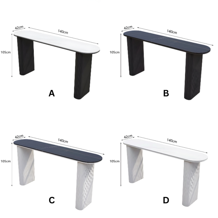 LUCARO Modern Outdoor Sintered Stone Bar Table - Urban Mood Singapore