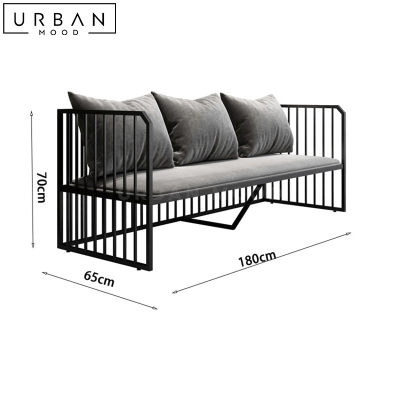 LUCE Industrial Metal Sofa