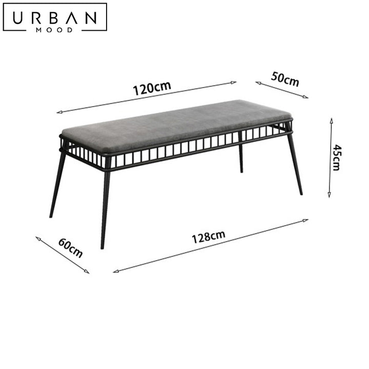 LUCE Industrial Metal Sofa