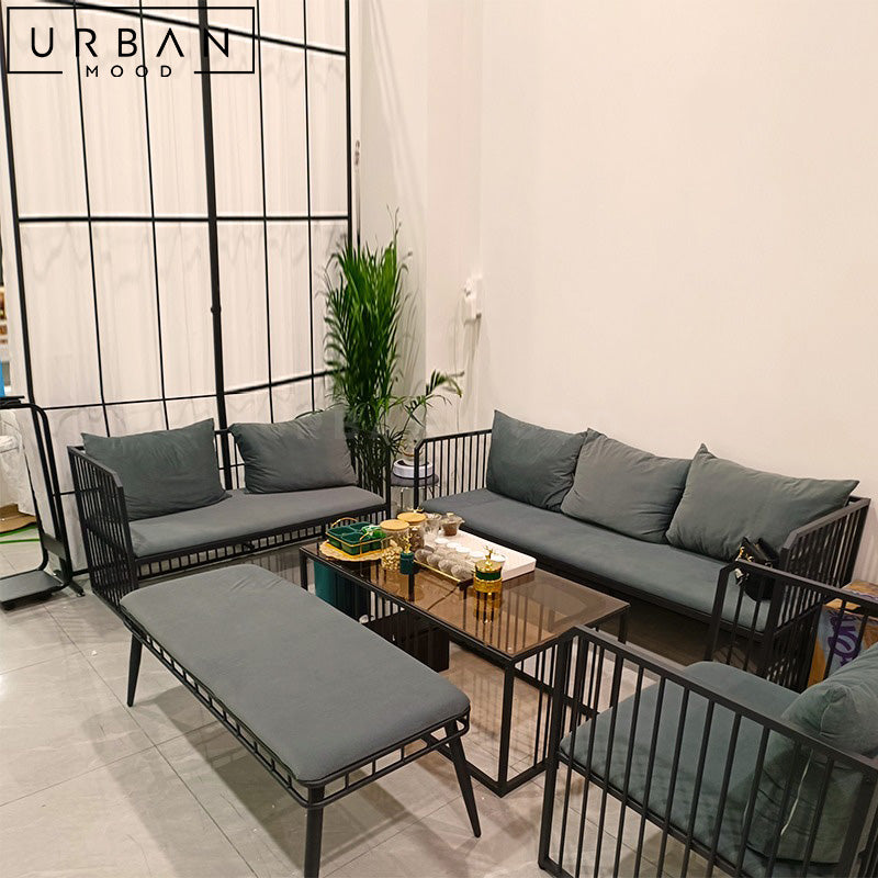 LUCE Industrial Metal Sofa