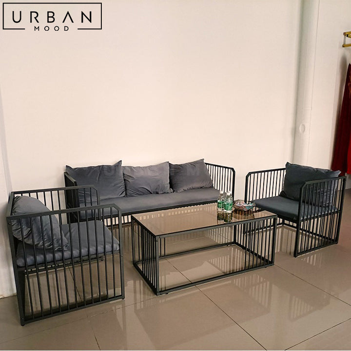 LUCE Industrial Metal Sofa