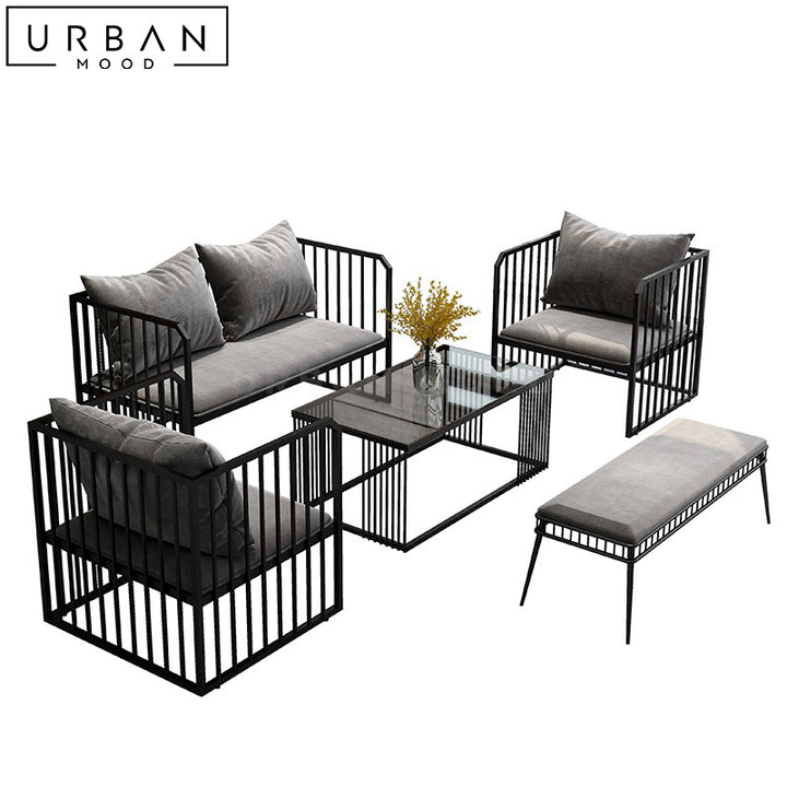 LUCE Industrial Metal Sofa