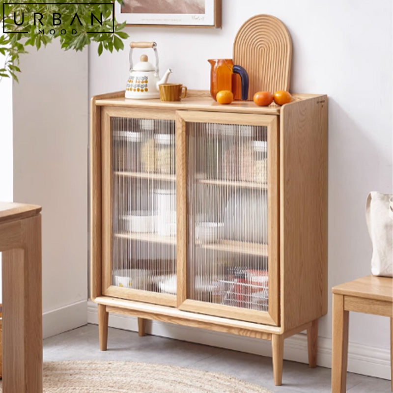 LUCIE Japandi Solid Wood Cabinet