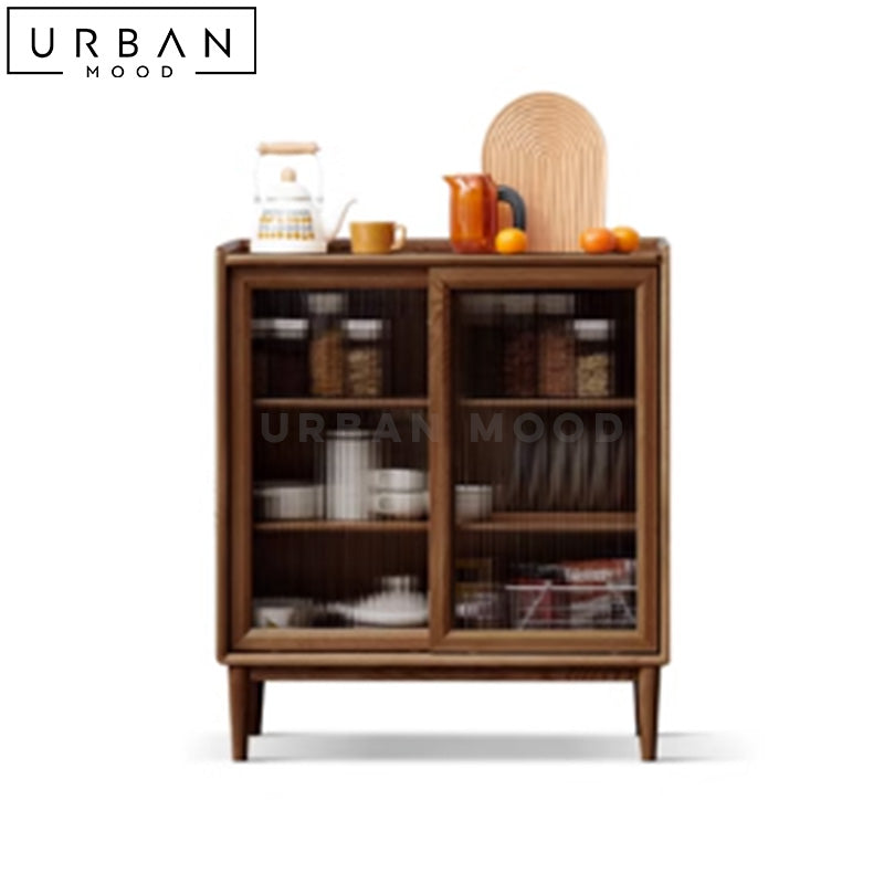 LUCIE Japandi Solid Wood Cabinet