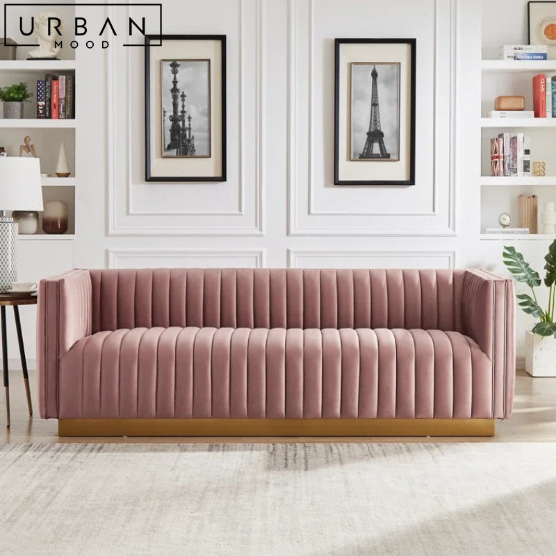 LUDO Modern Velvet Sofa