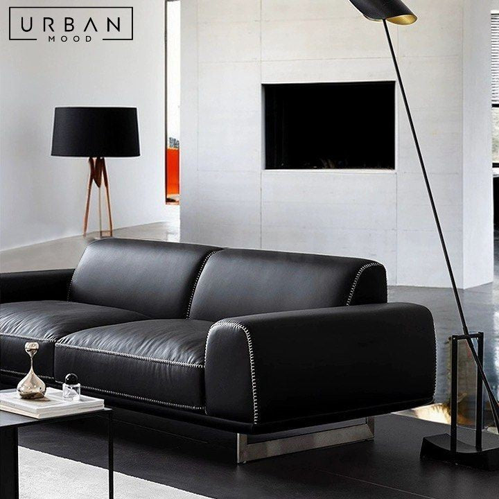 LUGO Modern Leather Sofa