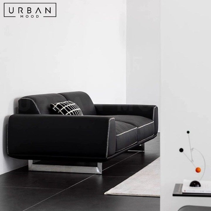 LUGO Modern Leather Sofa