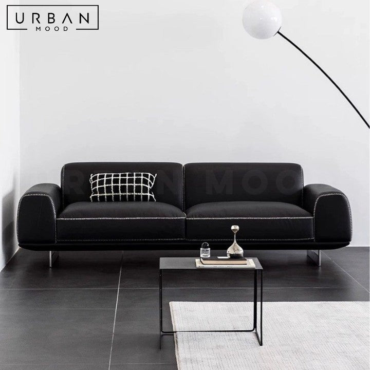 LUGO Modern Leather Sofa