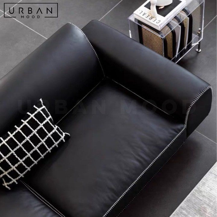 LUGO Modern Leather Sofa