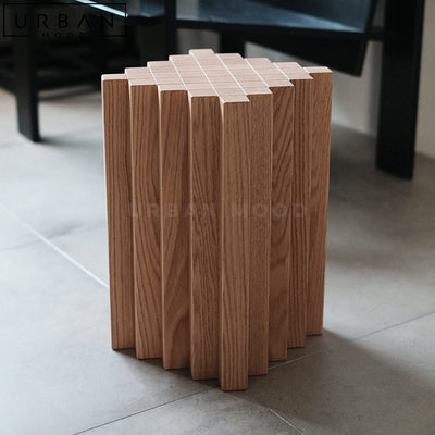 LUIGI Modern Solid Wood Side Table