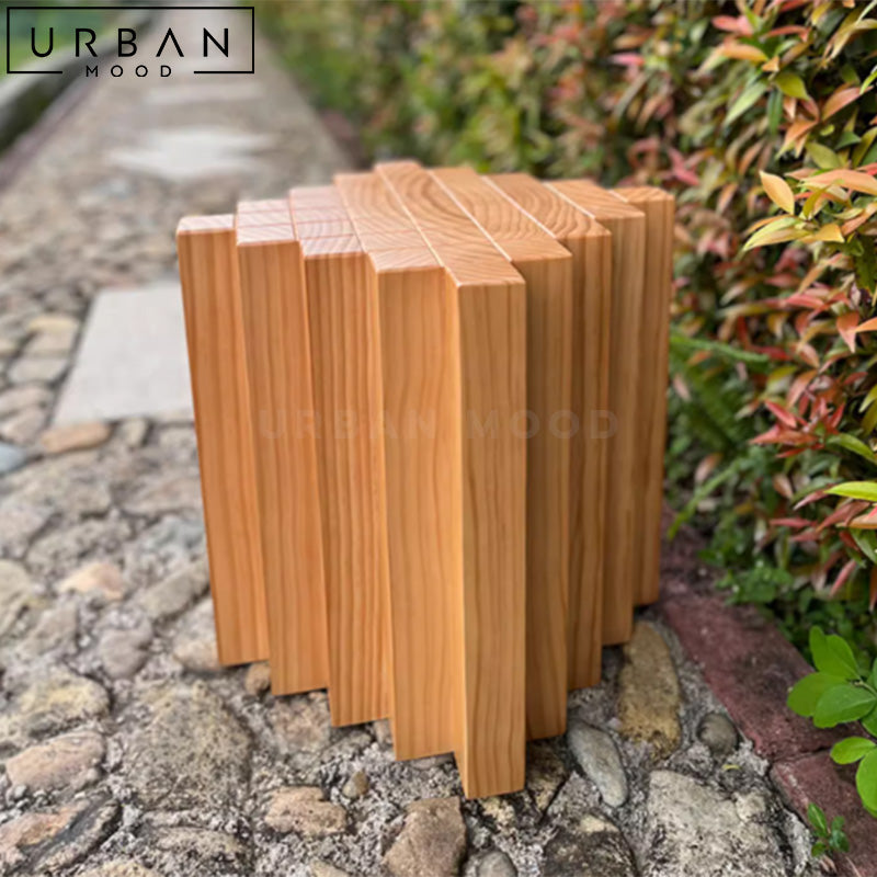 LUIGI Modern Solid Wood Side Table