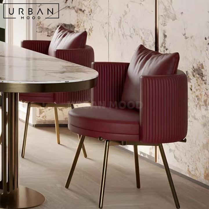 LUIS Modern Leather Dining Chair