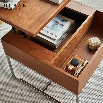 LUMINARY Modern Solid Wood Coffee Table