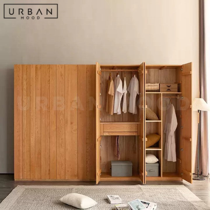 LUMIO Modern Solid Wood Wardrobe