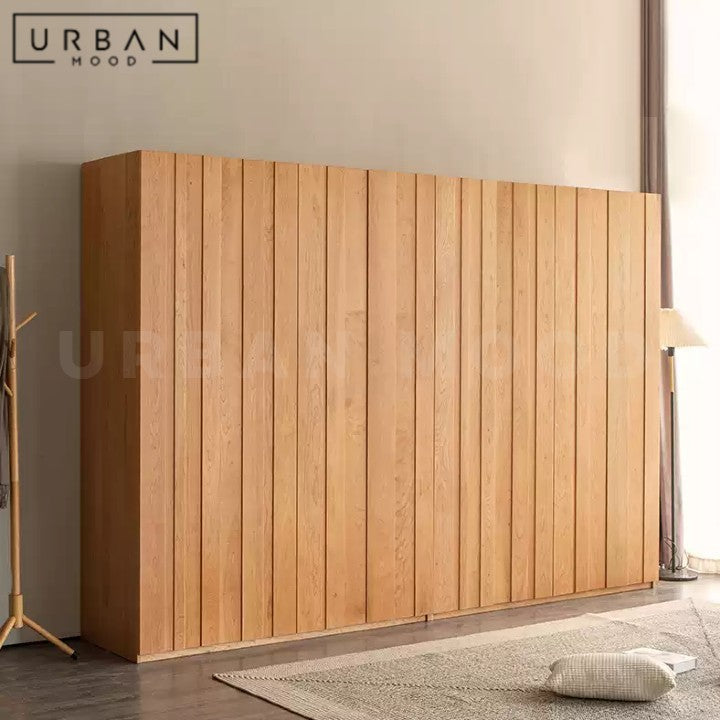 LUMIO Modern Solid Wood Wardrobe