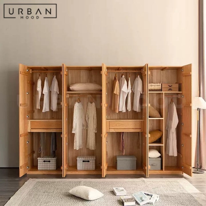 LUMIO Modern Solid Wood Wardrobe