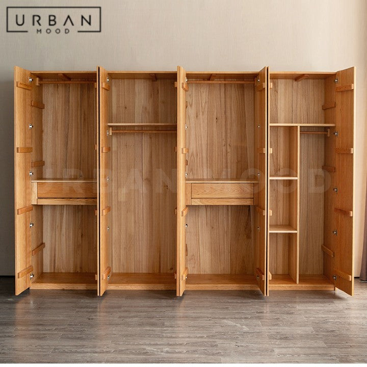 LUMIO Modern Solid Wood Wardrobe