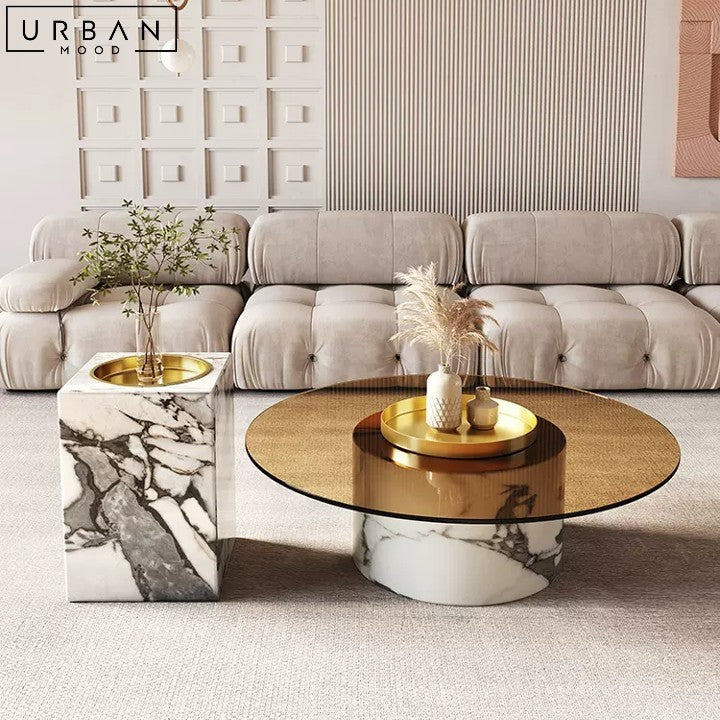 LOMA Modern Marble Coffee Table