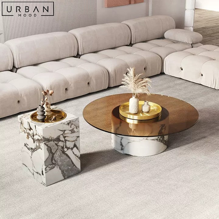 LOMA Modern Marble Coffee Table