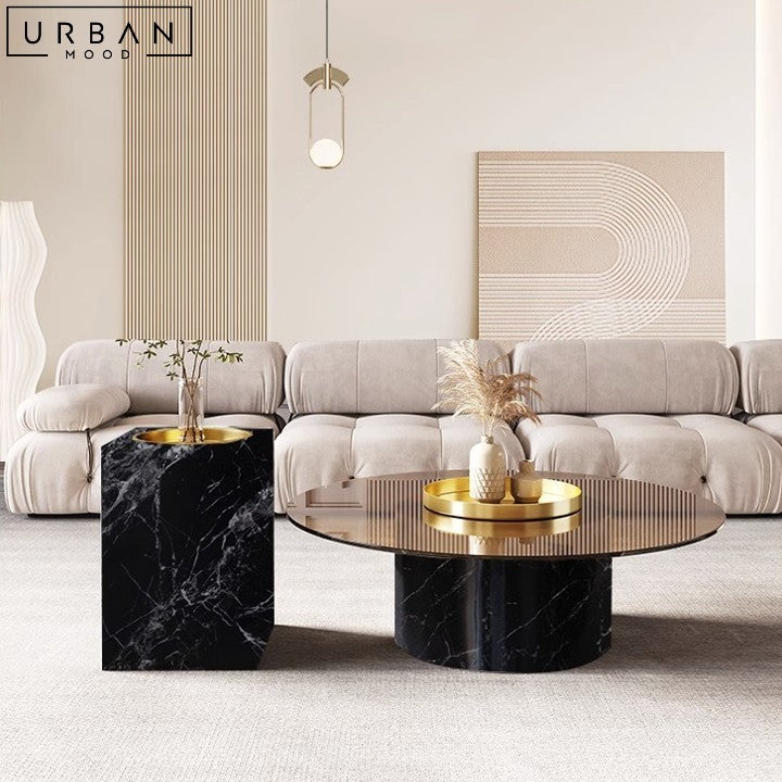 LOMA Modern Marble Coffee Table