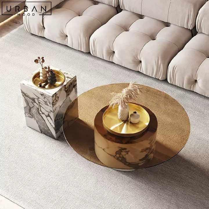 LOMA Modern Marble Coffee Table