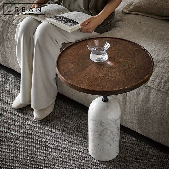 LUQUE Modern Marble Side Table
