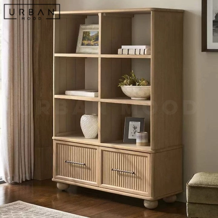 LUXEN Modern Solid Wood Shelf