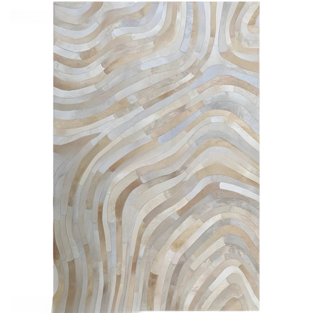 LYTH Modern Cowhide Leather Rug - Urban Mood Singapore