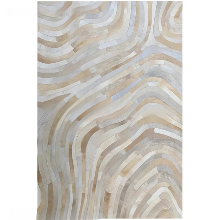 LYTH Modern Cowhide Leather Rug - Urban Mood Singapore
