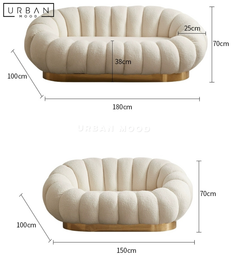 LIVY Modern Boucle Sofa