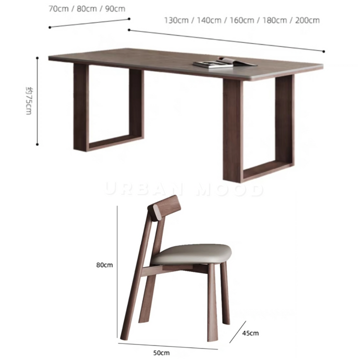 LYRIC Modern Sintered Stone Dining Table