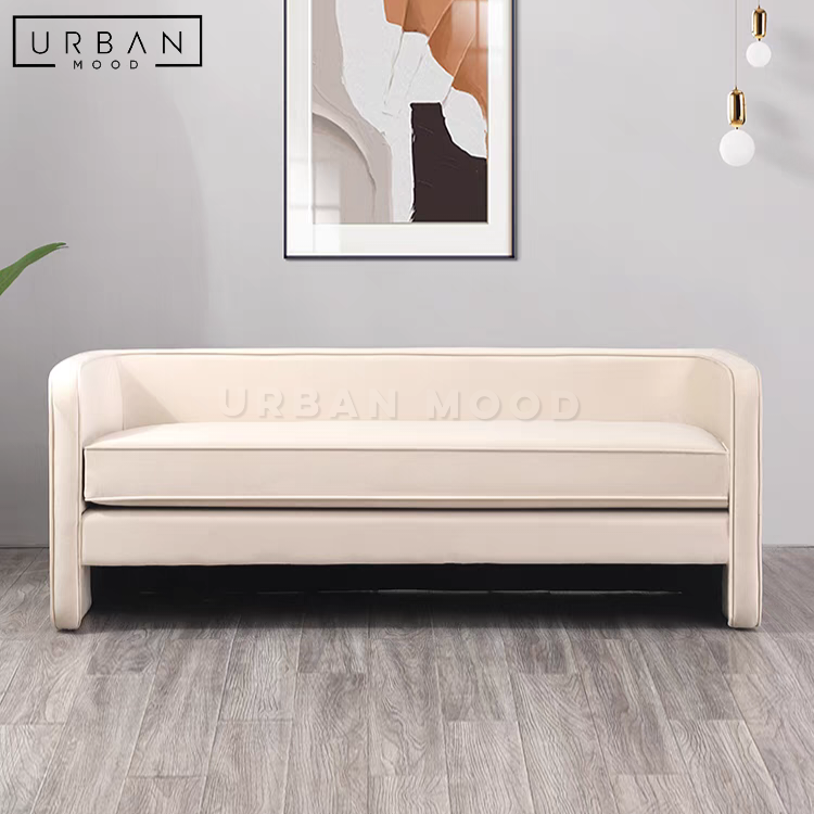 LYSA Modern Fabric Bench