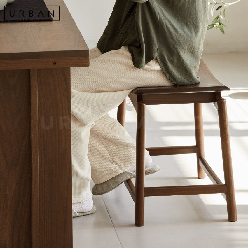 MACAN Modern Solid Wood Stool